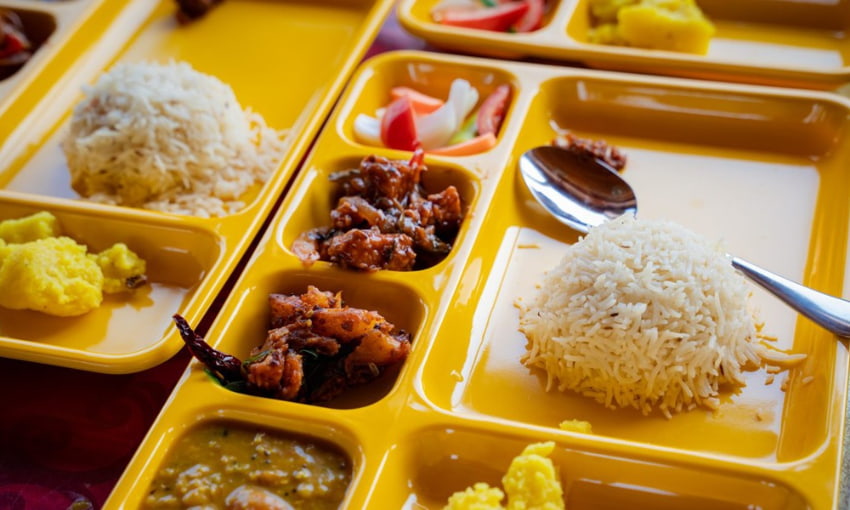 Indian food served on Omkara Cruise makes Indian guests feel like home