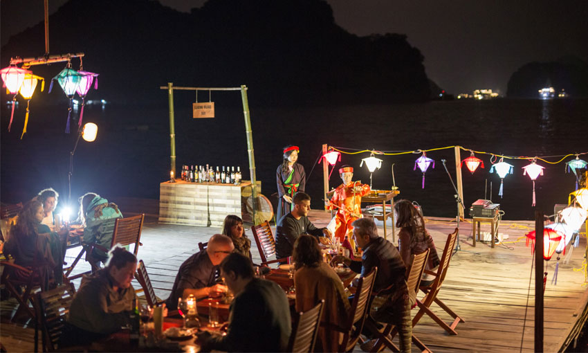 Cultural dinner on Halong Bay