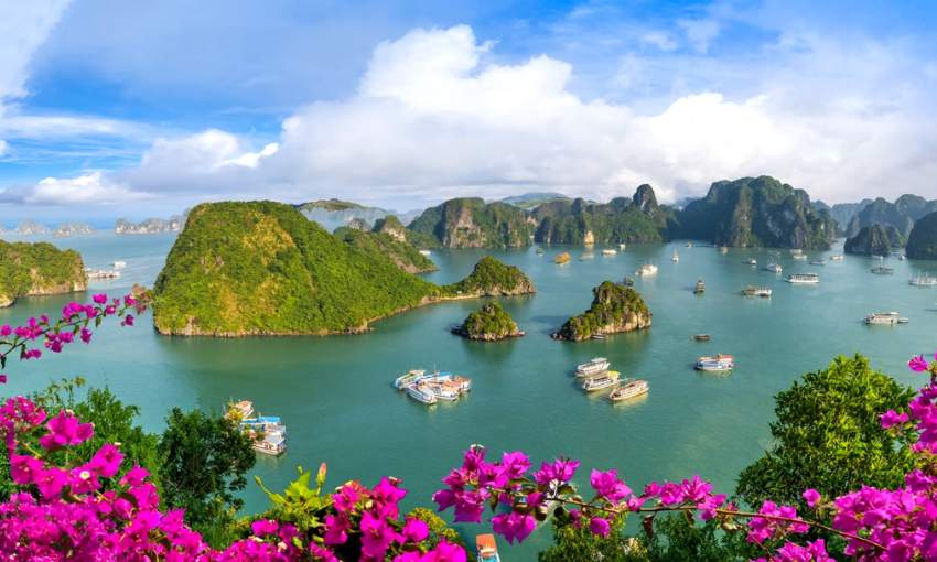 Overview Halong Bay
