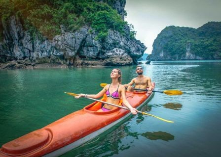 Tuan Chau Port -  Dark and Bright Grotto (L,D)
