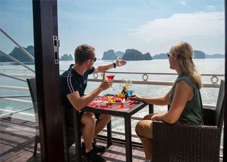 Hanoi – Bai Tu Long Bay – Visit Cong Do – Discover Cap La Island (L, D)